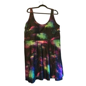 Torrid Size 5 Galaxy Print Swim Dress
